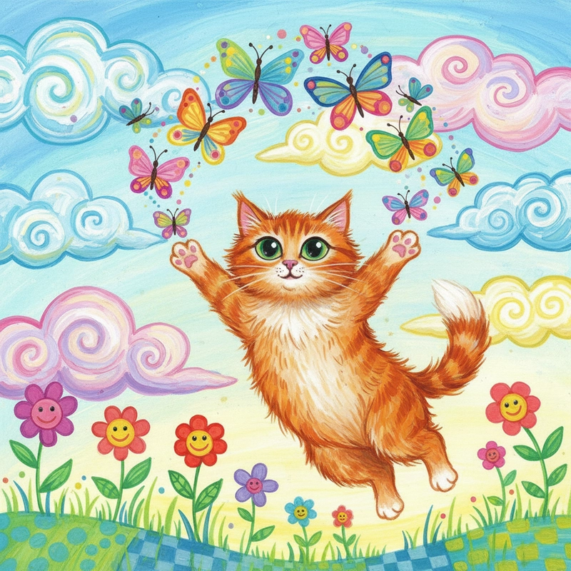 Vẽ tranh con mèo dễ vẽ