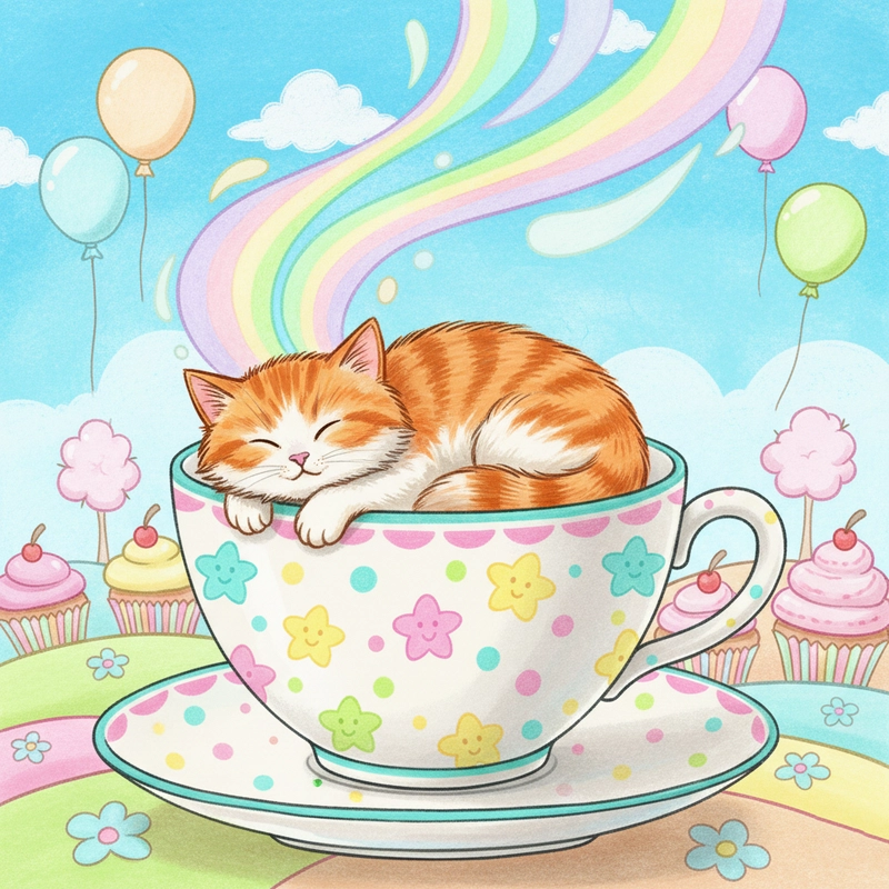 Vẽ tranh con mèo đơn giản