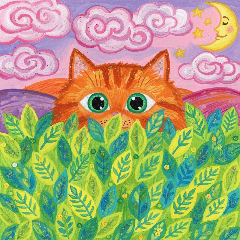 Vẽ tranh con mèo hoạt hình