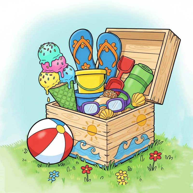 Vẽ tranh đề tài mùa hè lớp 7 nhẹ nhàng