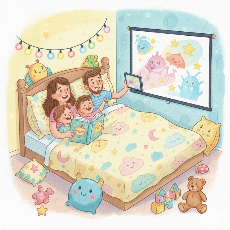 Vẽ tranh gia đình hạnh phúc vui