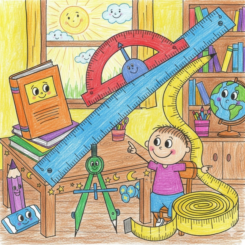 Vẽ tranh góc học tập dễ làm