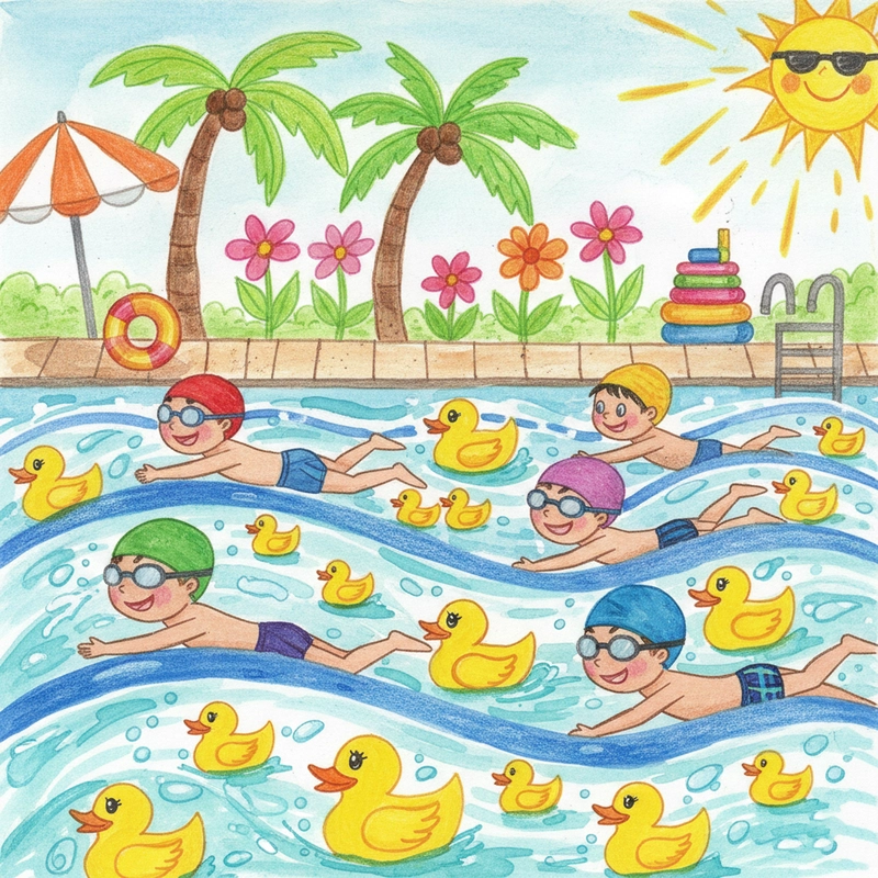 Vẽ tranh mùa hè học đường đầy kỷ niệm