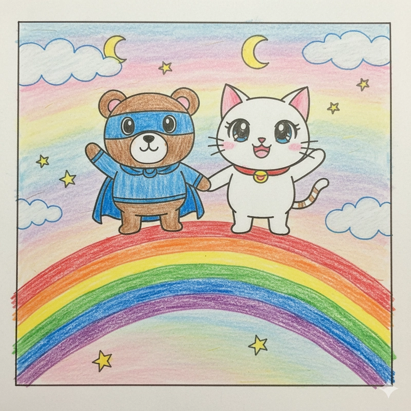 Vẽ tranh nhân vật hoạt hình dễ thực hiện