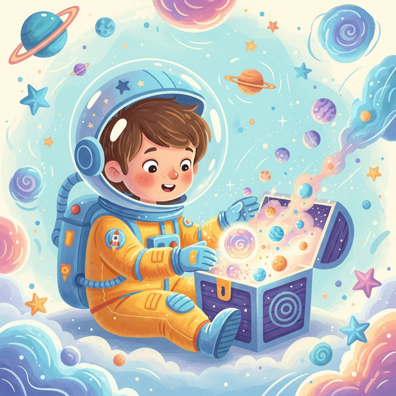 Vẽ tranh phi hành gia dễ thực hiện