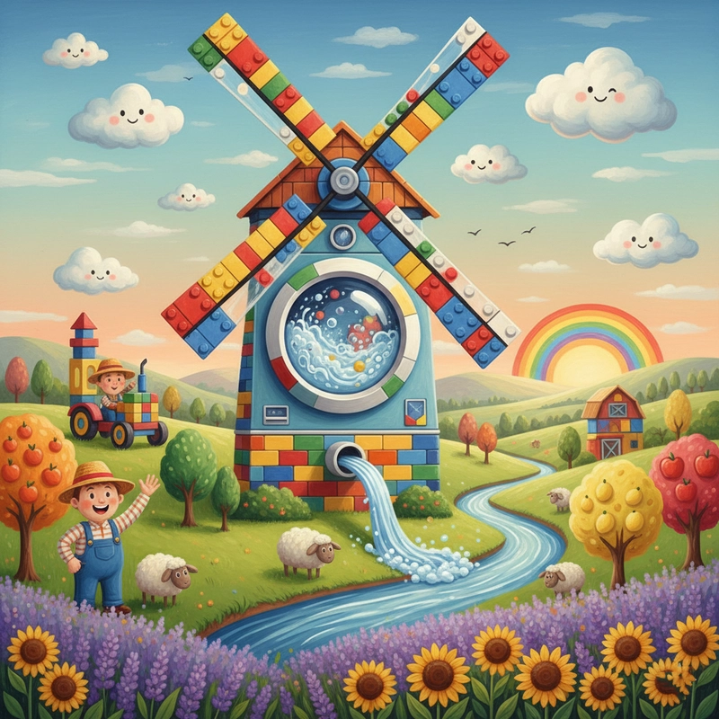 Vẽ tranh phong cảnh đồng quê sáng tạo