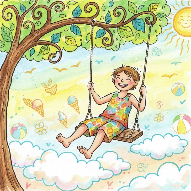 Vẽ tranh phong cảnh mùa hè dễ vẽ