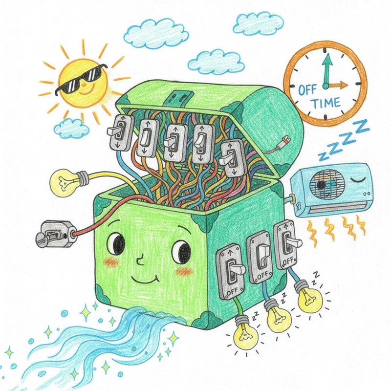 Vẽ tranh sử dụng điện an toàn