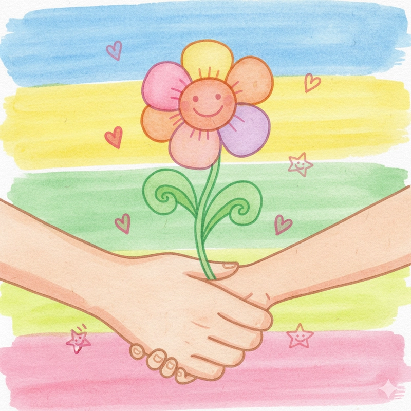 Vẽ tranh tặng mẹ ngày 83 đơn giản