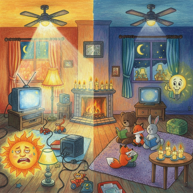 Vẽ tranh tiết kiệm điện A3