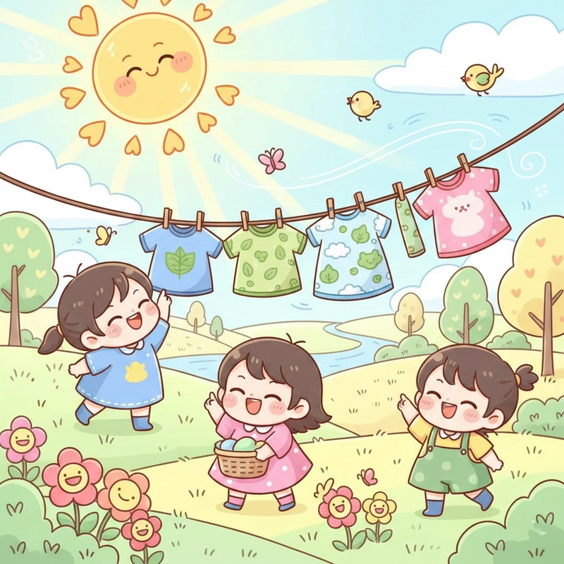 Vẽ tranh về ý tưởng trẻ thơ nhiều màu