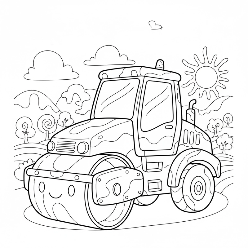 Xe lu tô màu rèn luyện kỹ năng