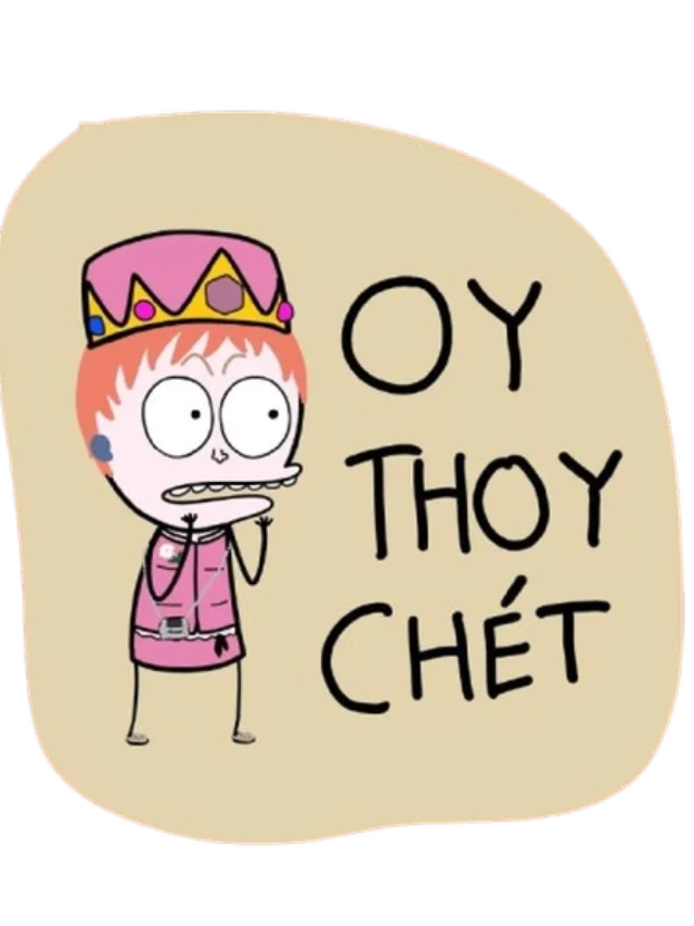 Hình sticker vô tri nhẹ nhàng