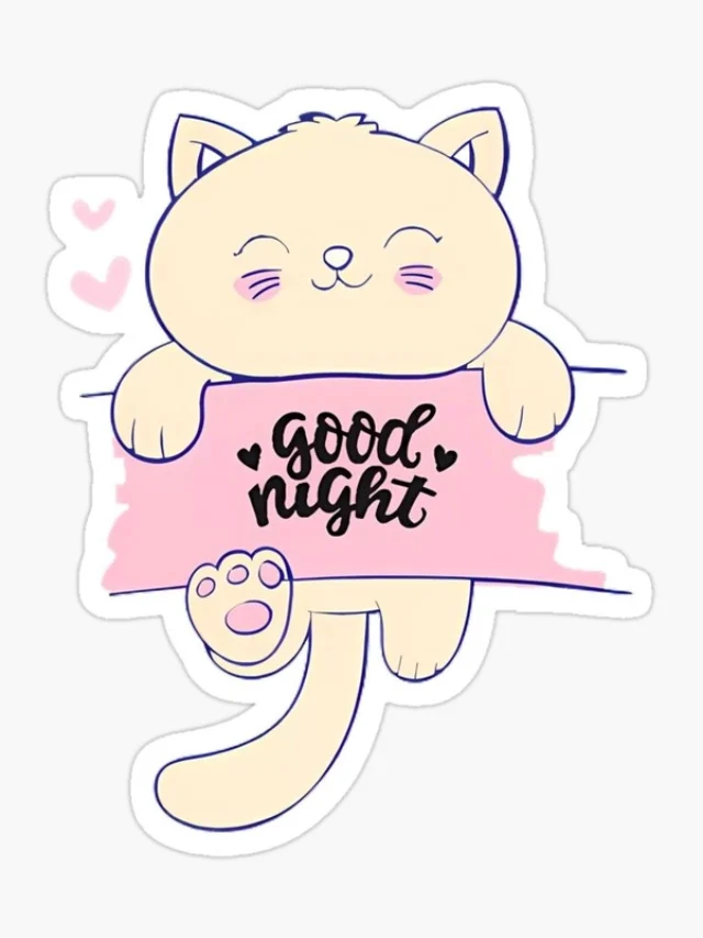 Sticker ngủ ngon dễ thương
