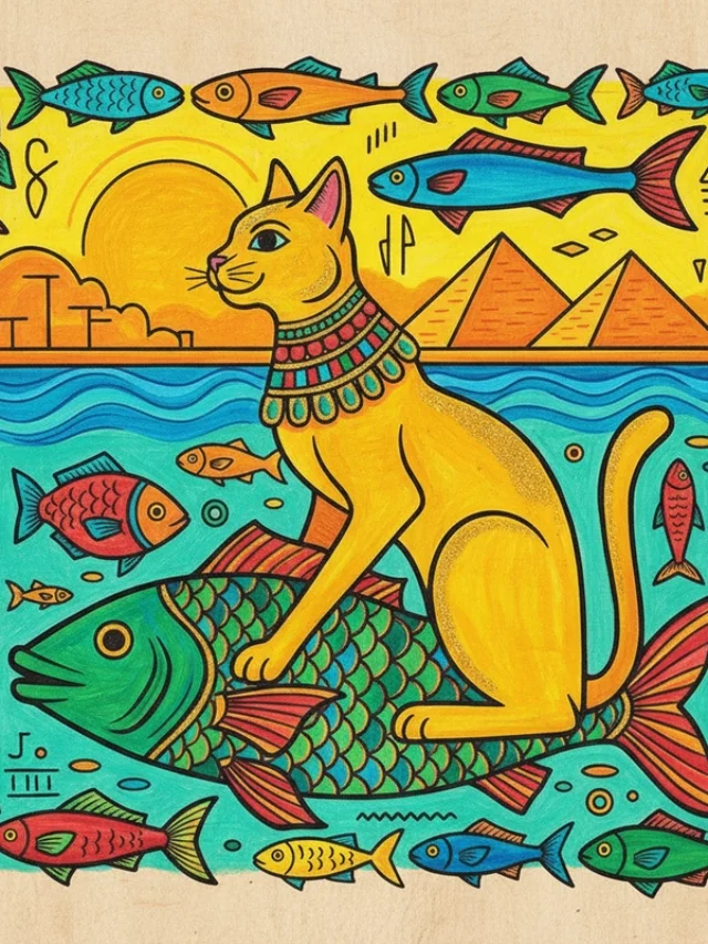 Tranh chủ đề Ai Cập cổ đại đẹp và độc đáo