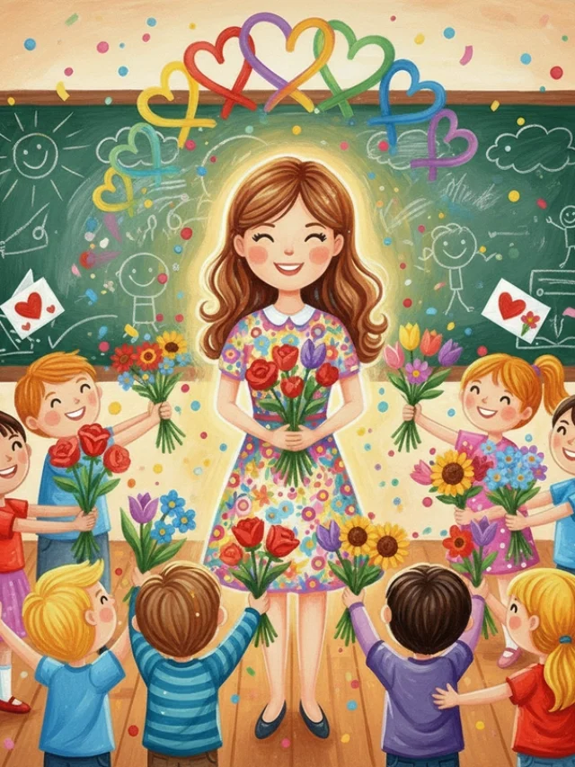 Tranh vẽ 83 tặng cô giáo