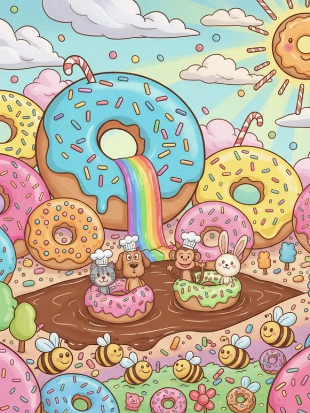 favicon tô màu bánh donut