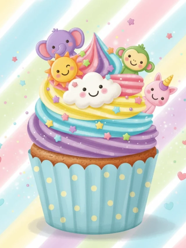 favicon tô màu cupcake