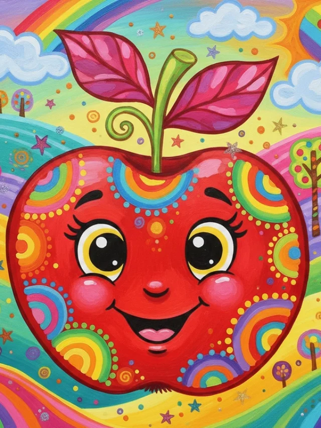 favicon tô màu quả táo