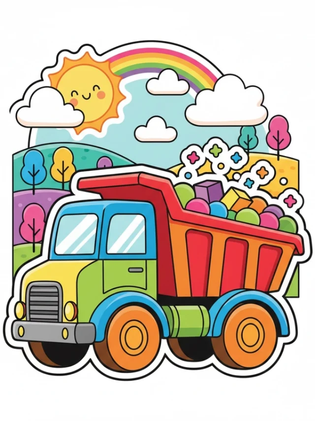 favicon tô màu xe ben