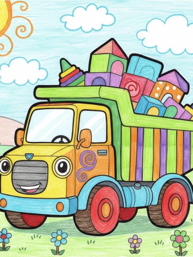 favicon tô màu xe tải