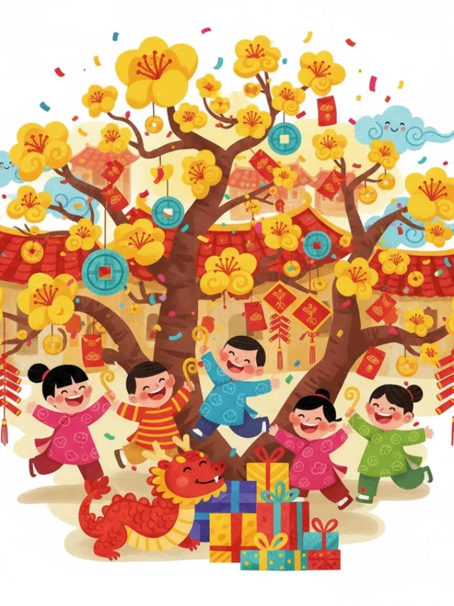 favicon tranh tô màu hoa mai