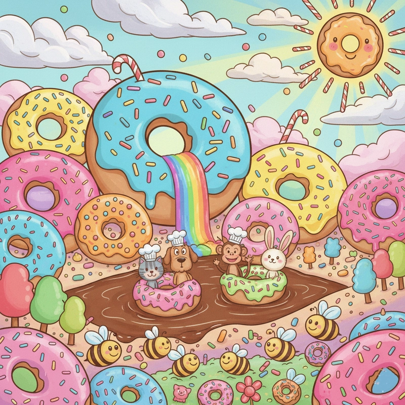 favicon tô màu bánh donut