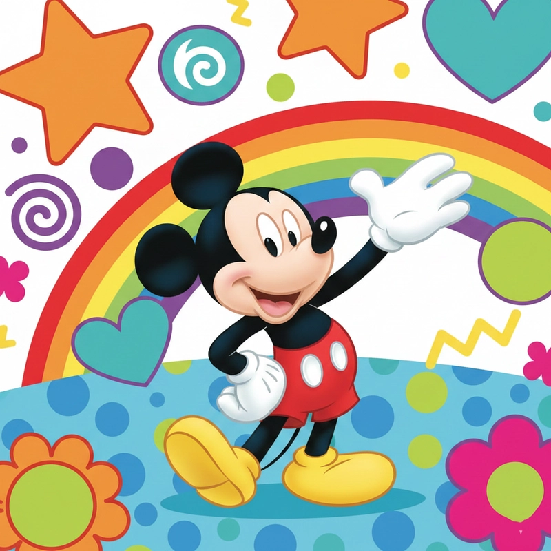 favicon tô màu chuột mickey