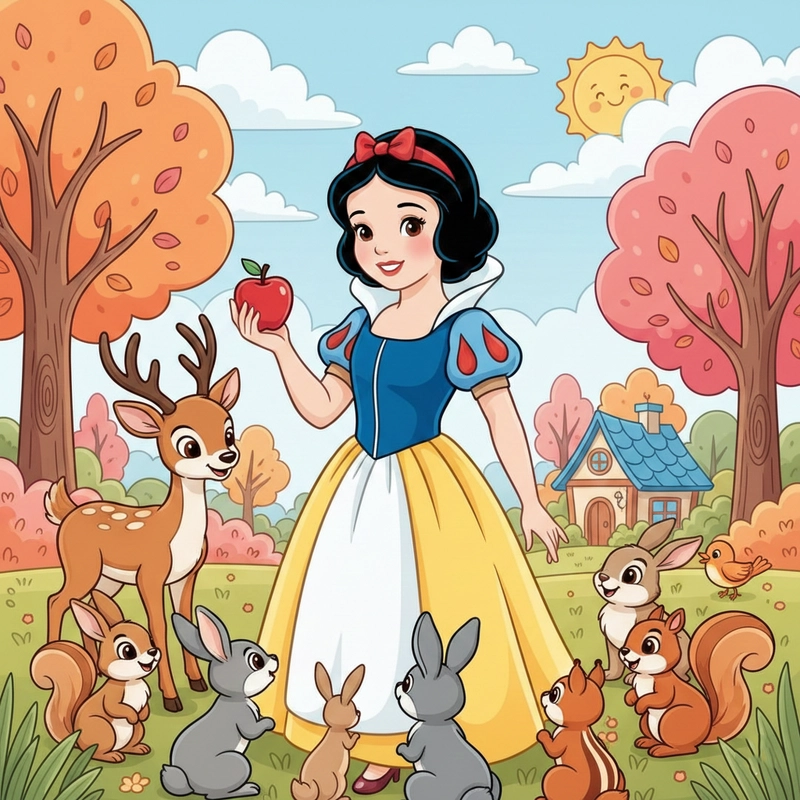 favicon tô màu công chúa bạch tuyết