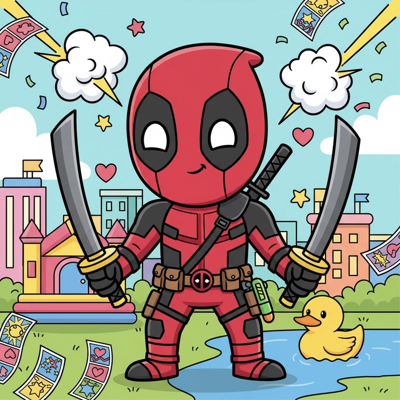 favicon tô màu deadpool