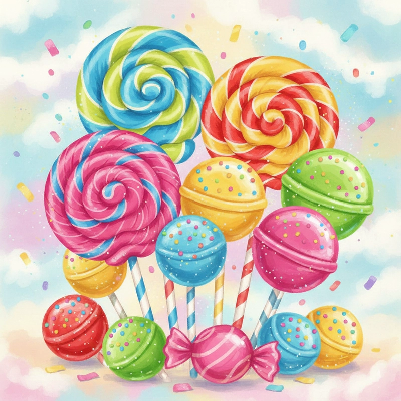 favicon tô màu kẹo mút