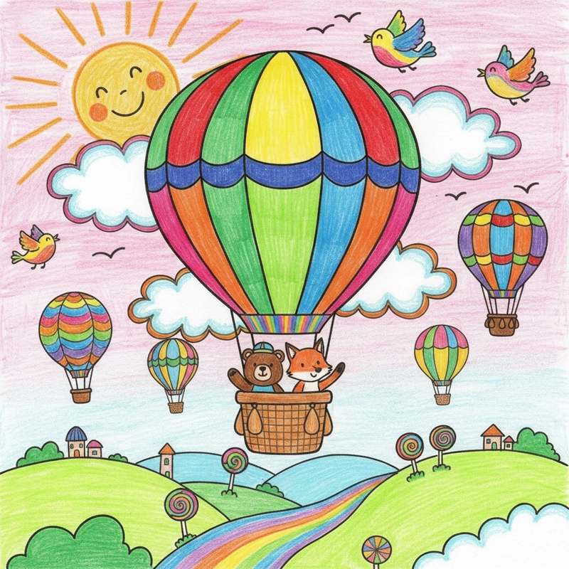 favicon tô màu khinh khí cầu