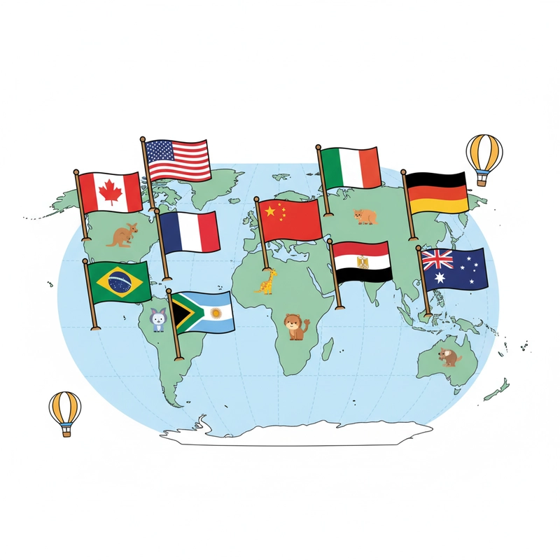 favicon tô màu lá cờ các nước