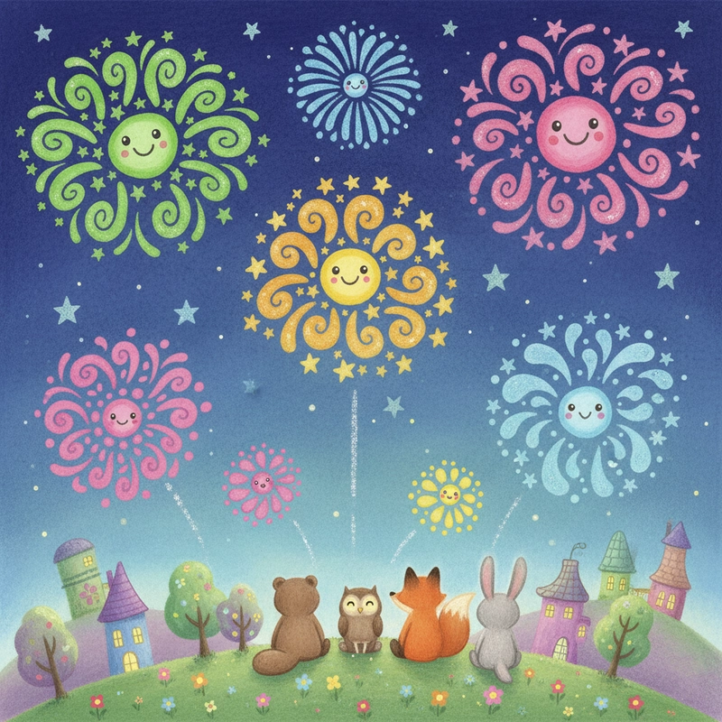 favicon tô màu pháo hoa