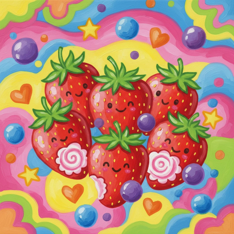 favicon tô màu quả dâu tây