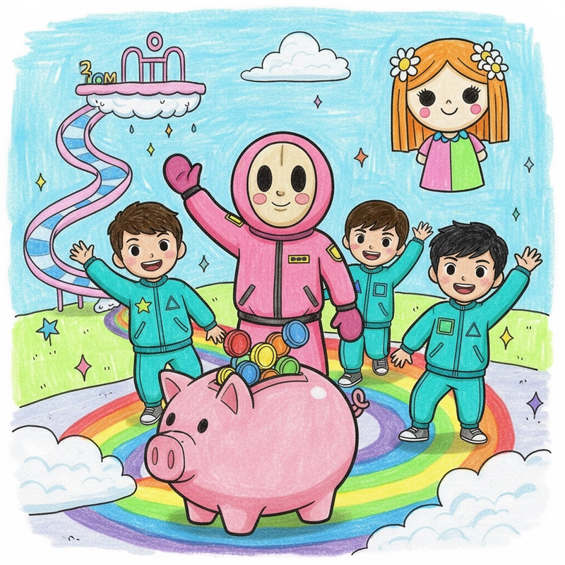 favicon tô màu squid game 2