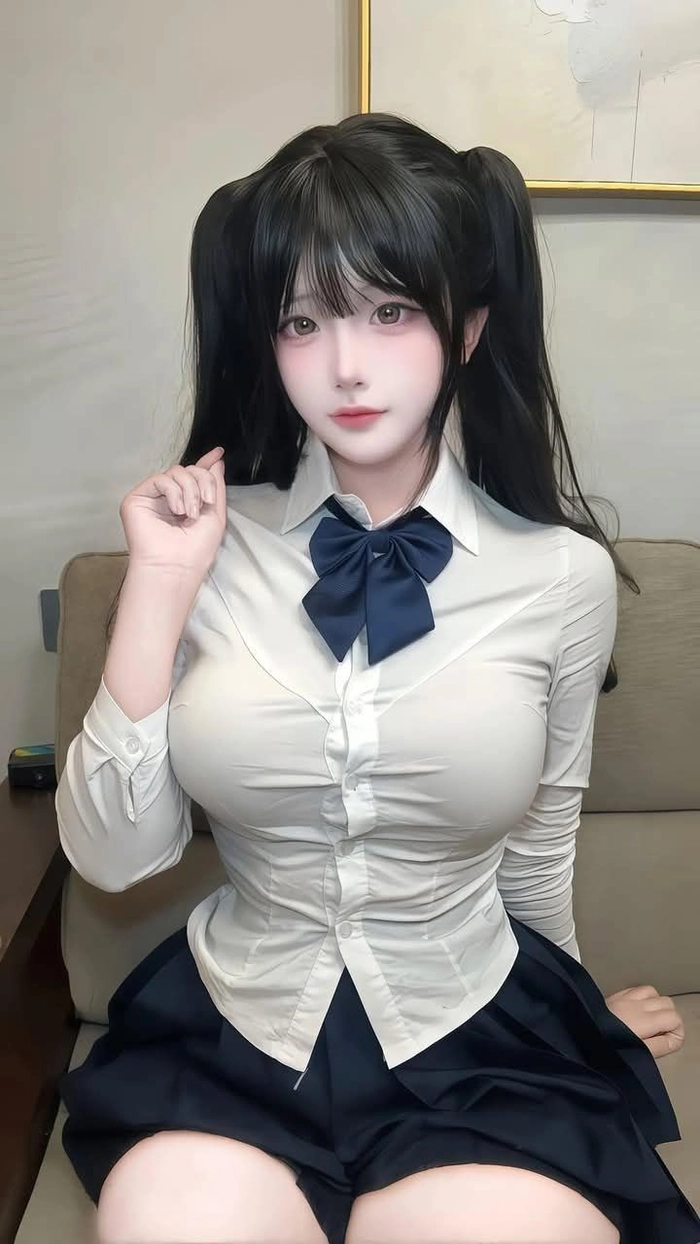 Ảnh gái xinh da trắng mặc váy ngắn