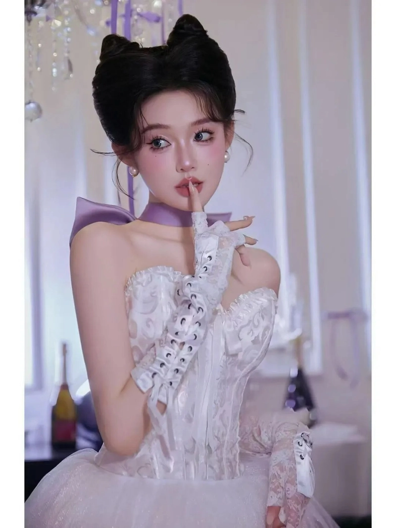 Ảnh nền gái đẹp cosplay mèo