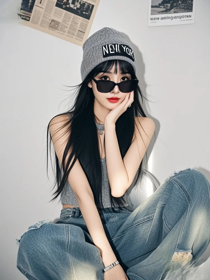 Avatar gái xinh ngầu phong cách hiện đại