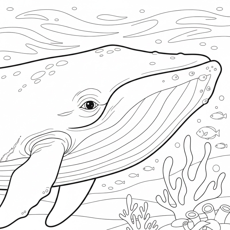 Bản tô cá voi xanh phù hợp trẻ mầm non