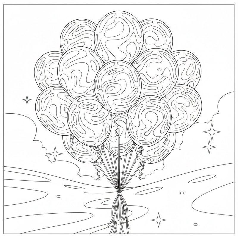 Bộ bóng bay đẹp mắt phù hợp mọi lứa tuổi