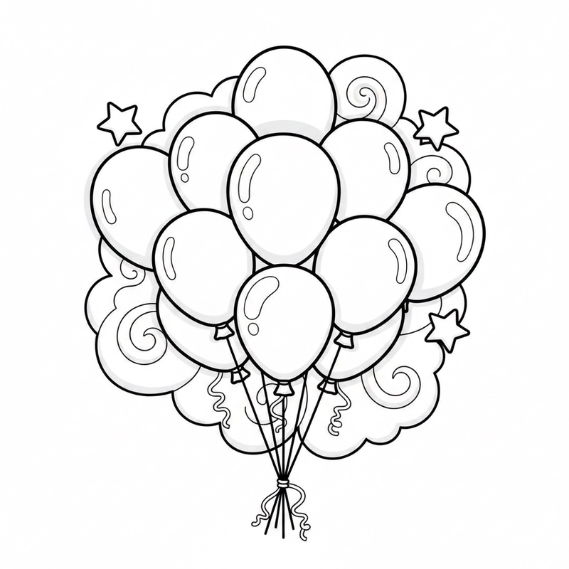 Bóng bay hỗ trợ bé nhận biết màu sắc