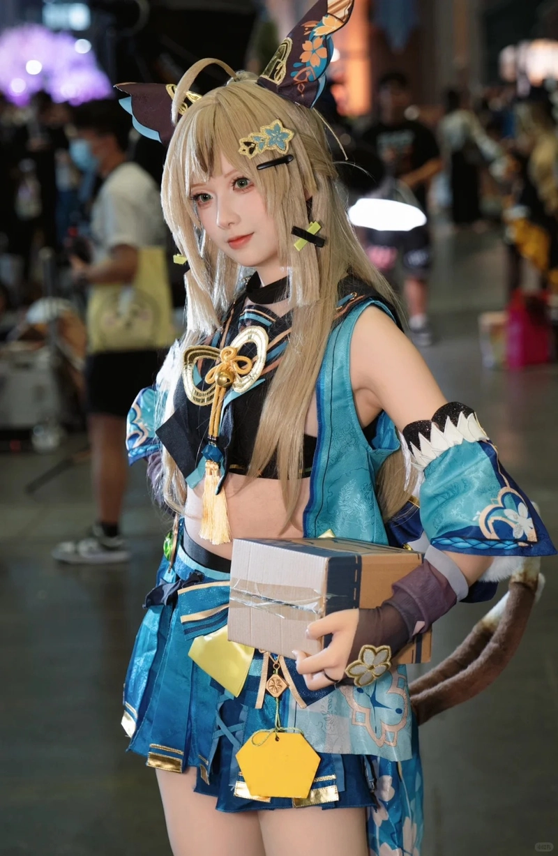 Cô nàng cosplay Genshin Impact đẹp sắc nét