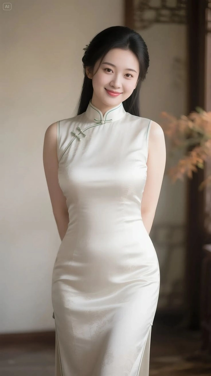 Gái mặc sườn xám nét đẹp cổ điển