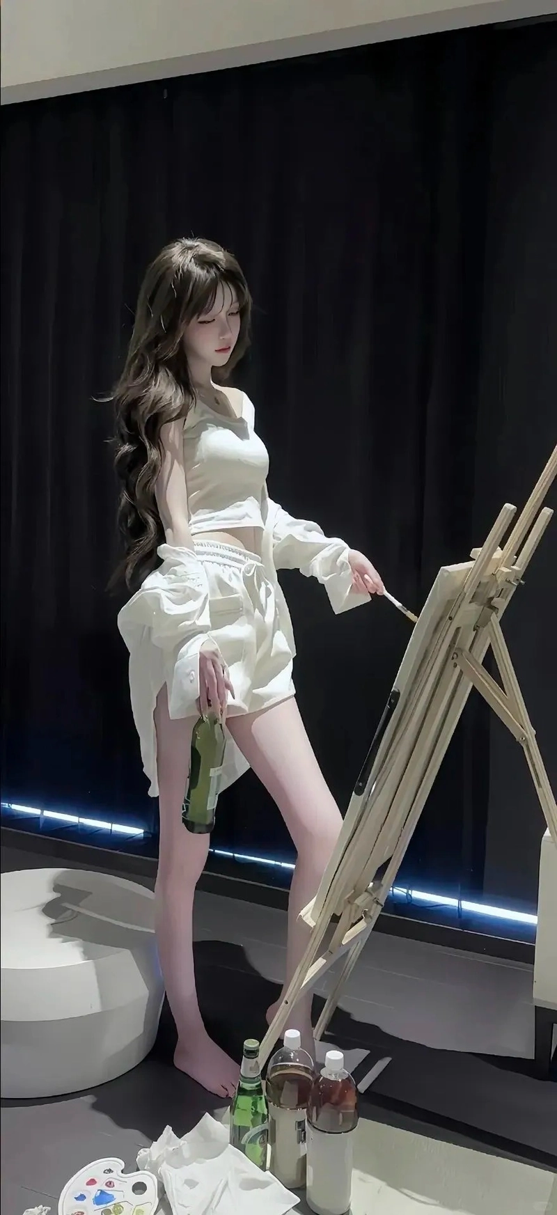 Gái xinh sexy gợi cảm với outfit cuốn mắt