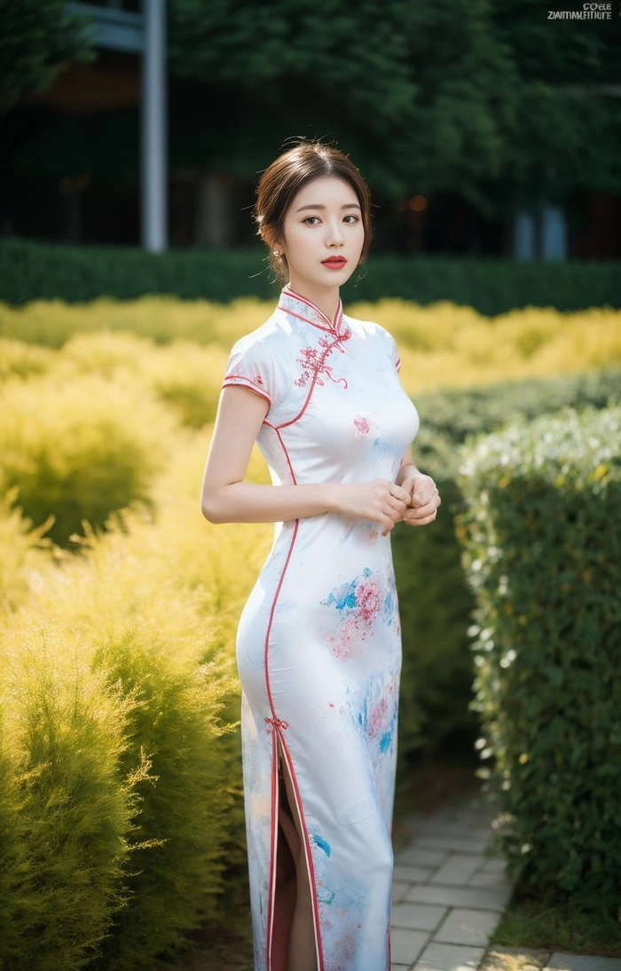 Gái xinh sườn xám nét đẹp Á Đông