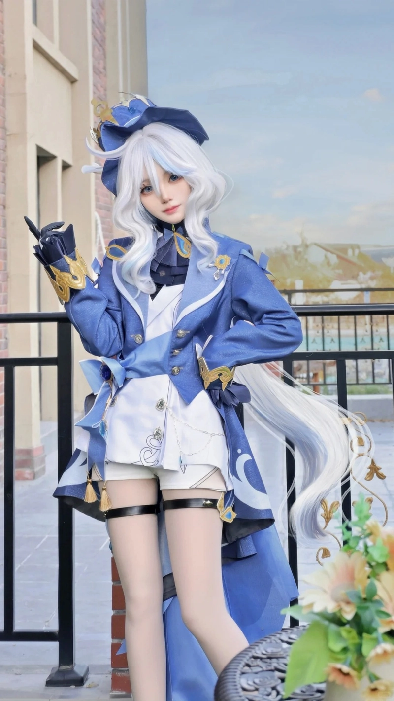 Gái xinh tạo hình nhân vật Genshin ấn tượng