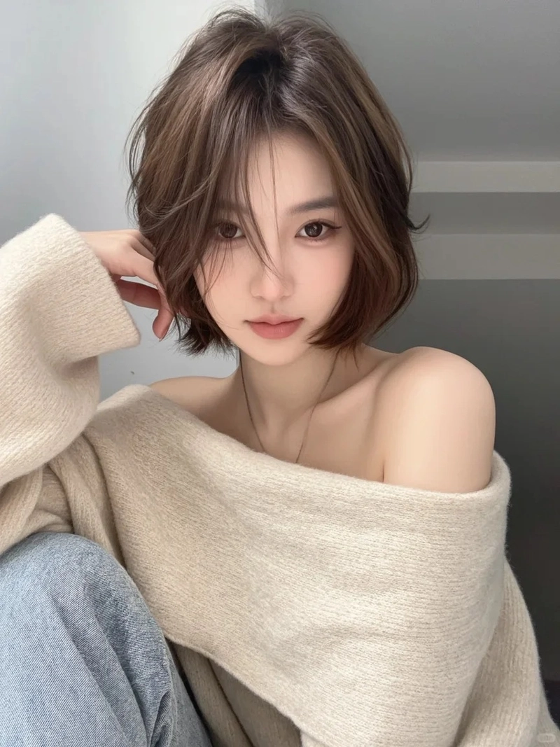 Gái xinh tóc ngắn phong cách đời thường