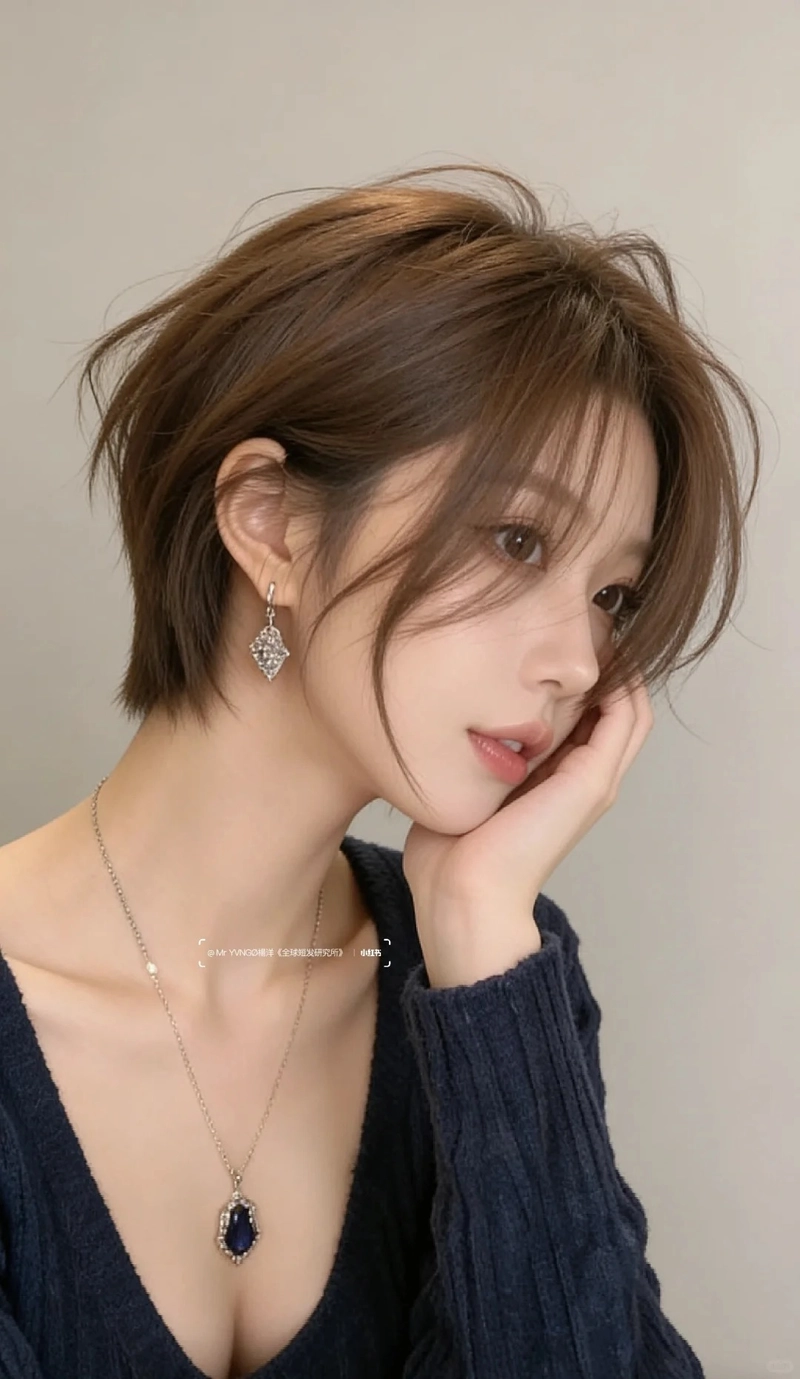 Gái xinh tóc ngắn thời thượng