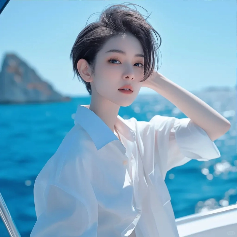 Gái xinh tóc ngắn tomboy phong cách